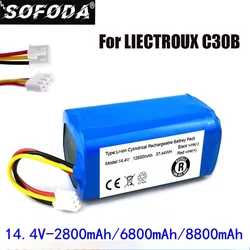 100%.Original.(For C30B).Battery.For.Lirctroux.C30B.Robot.Vacuum.Cleaner.14.4V. 2800mAh,/8800mAh/9900mAh/12800mah Lithium Cell