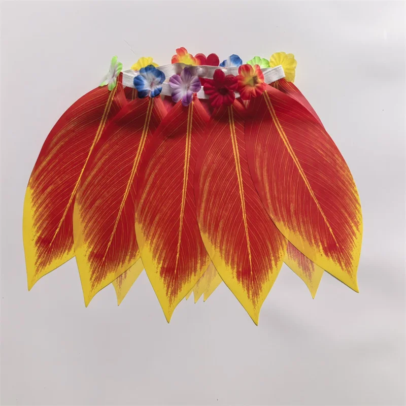 Hawaiian Grass Skirt Dance Skirt Simulation Leaf Grass Skirt Leaf Skirt Beach Festival Party Decoration Skirt Performance