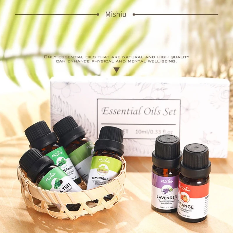 6/8 Stuks 10 ml Pure Plantaard - Fragrance Oil Set recensie en prijs
