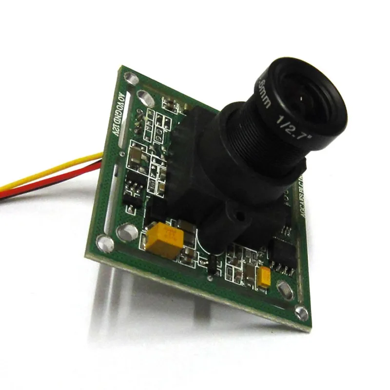 1/3' 420TVL CCD IR Color CCTV Camera Board PCB Mainboard Analog CVBs Module with 1080p Lens