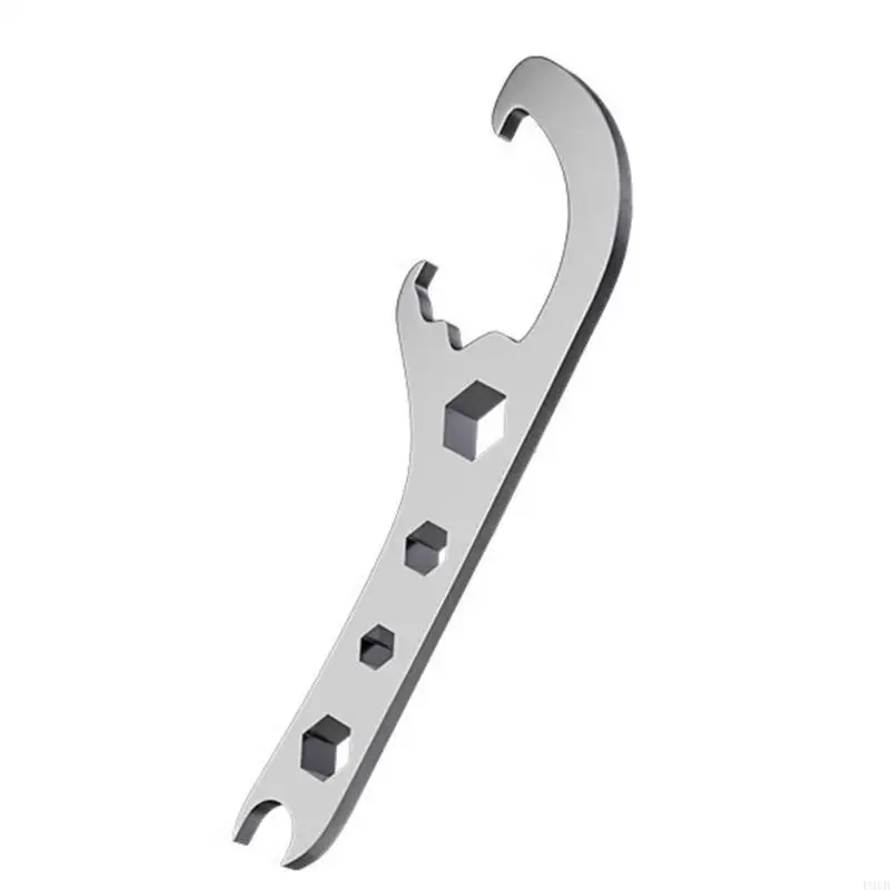 

P9FB All Purpose Steel Can Opener Tool Compactity Design With Wrench Function For Effortless Jar Bucket Lid Removal Tool