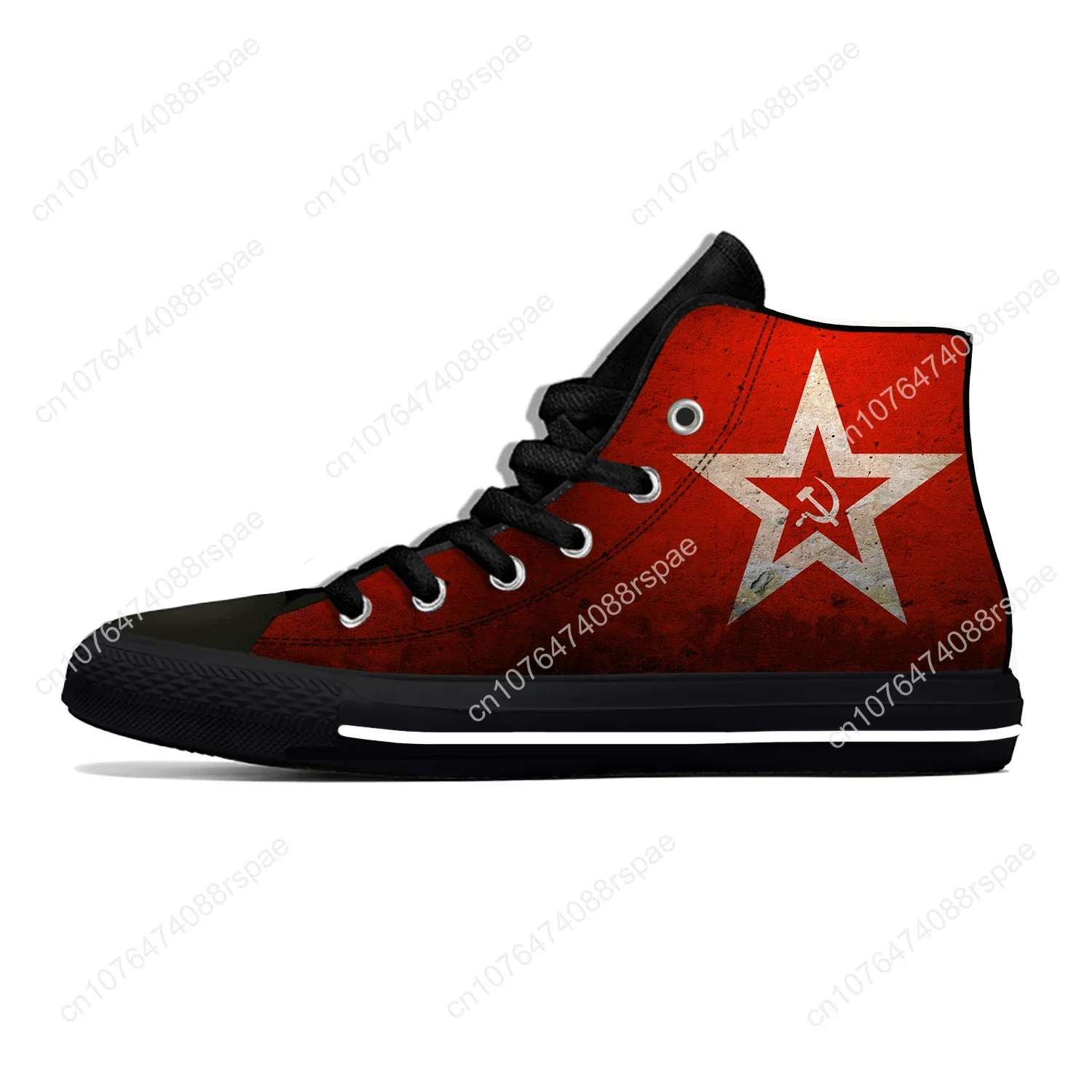 CCCP-Zapatillas deportivas de tela para hombre y mujer, zapatos informales, ligeros, transpirables, con estampado 3D, Rusia, URSS, Unión Soviética