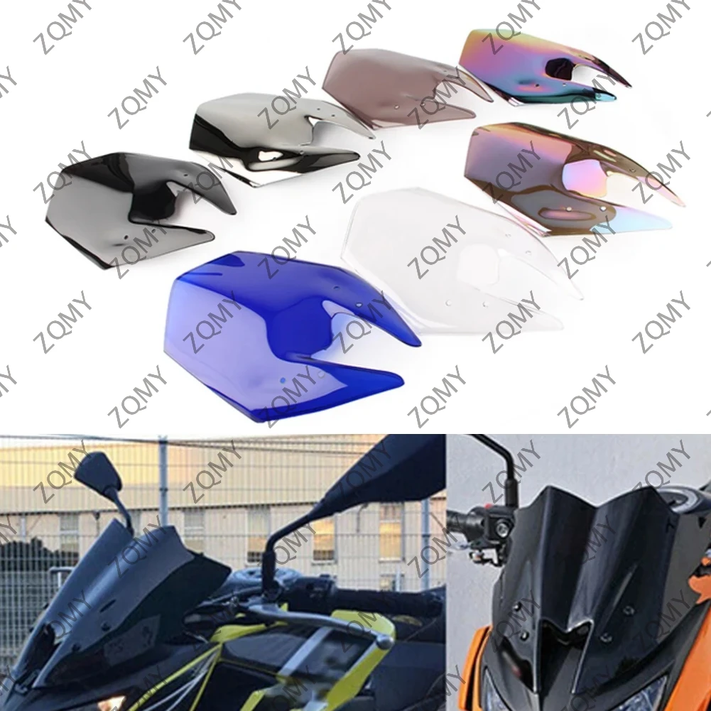 Z800 Motorcycle ABS Windscreen Wind Deflectors Screen Windshield Windproof For Kawasaki Z 800 2013 2014 2015 2016