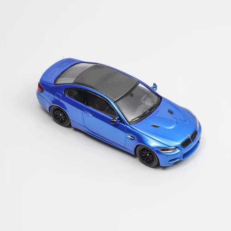 Nieuw Op Voorraad Fijn Model 1:64 Bmw M3 E92 Tentoonstelling Politieauto Levering Legering Miniatuur Diecast Bmw Ornamenten Aangepaste Speelgoed Kids Gift