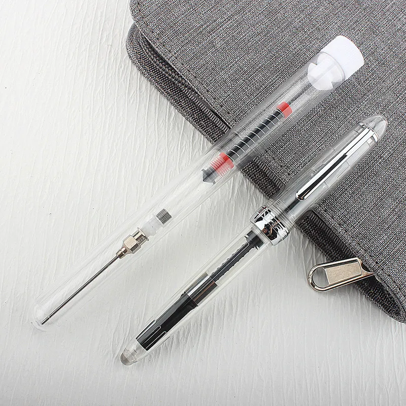 Luxury Jinhao Fountain Pen Spin Pen 0.38mm NIB Business Office School Supplies Writing Ink Pens