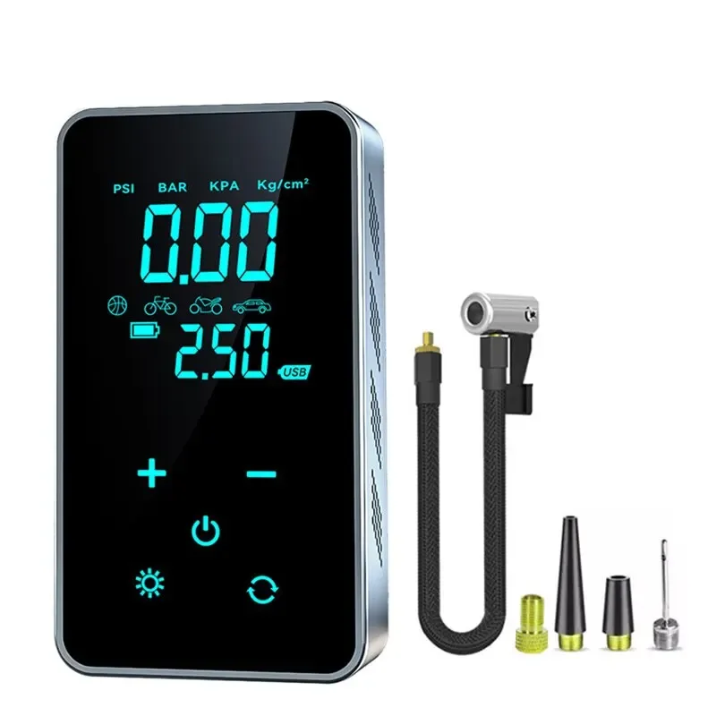 150PSI Portable Electric Car Air Pump Wired/Wireless Digital Touch Auto Air Compressor Suitable for Car Motorcycle Inflation