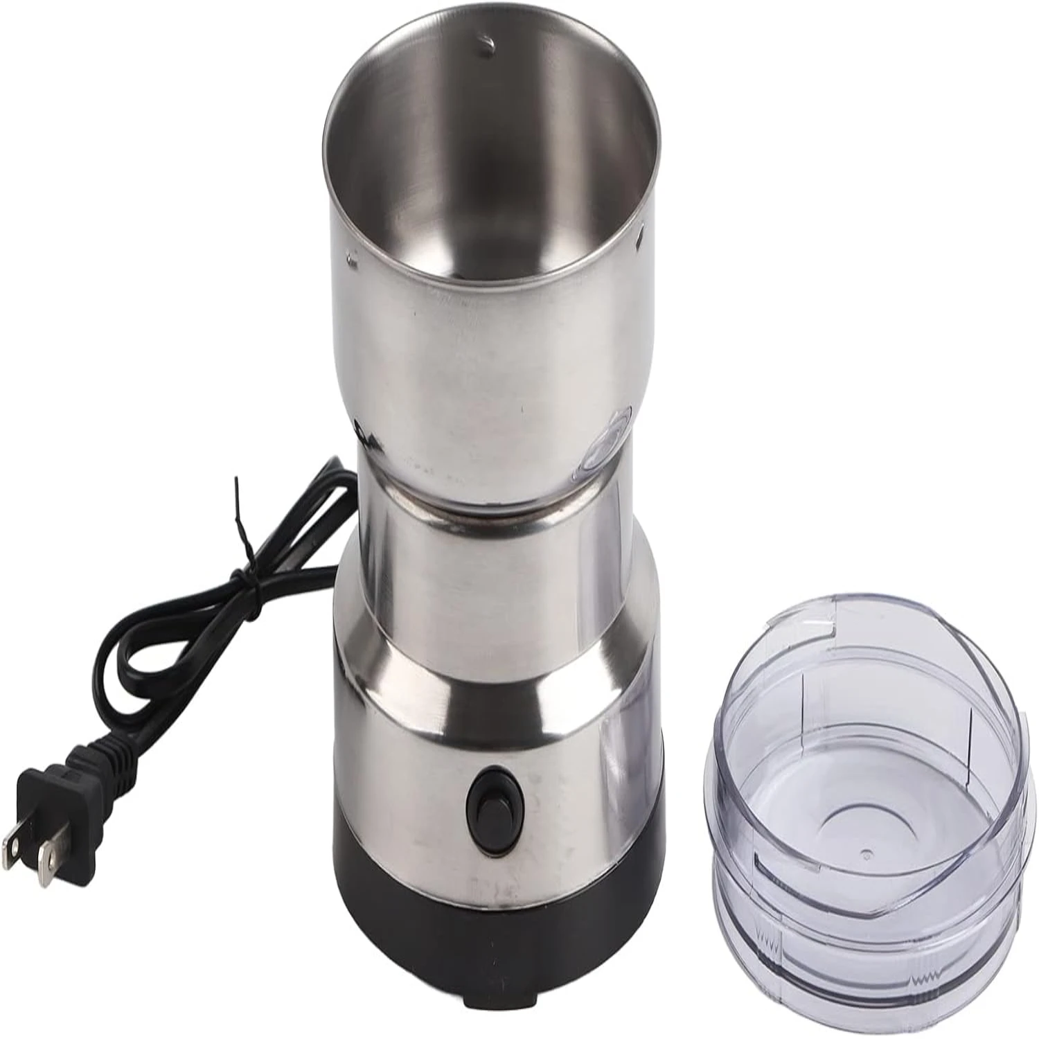 

Portable Pepper Grinder Stainless Steel 4 Blade Mini Grinding Machine Kitchen Mill