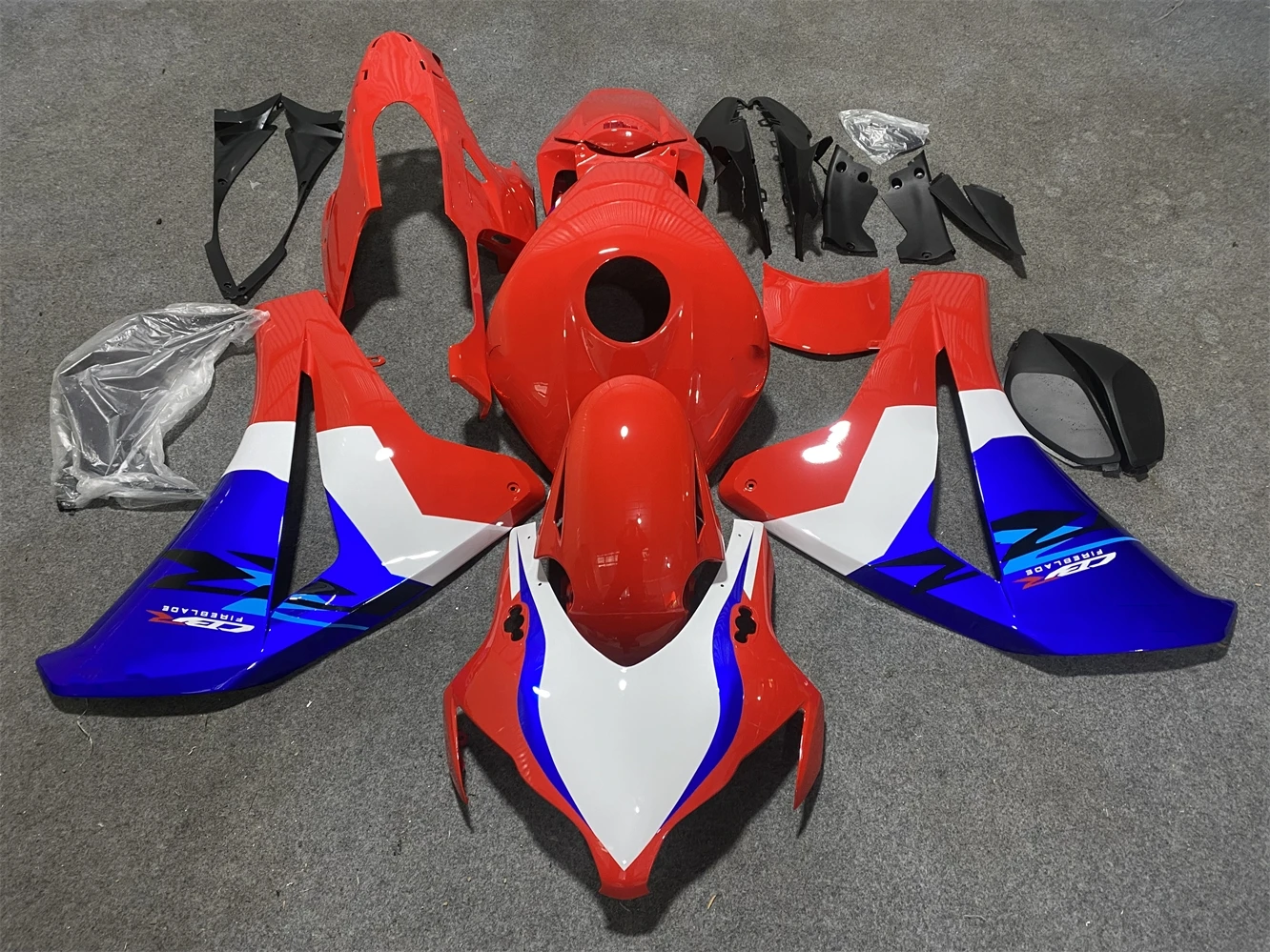 Motorcycle ABS fairing kit for Honda CBR1000RR CBR1000 08 09 10 11 2008 2009 2010 2011 Red, blue and white body