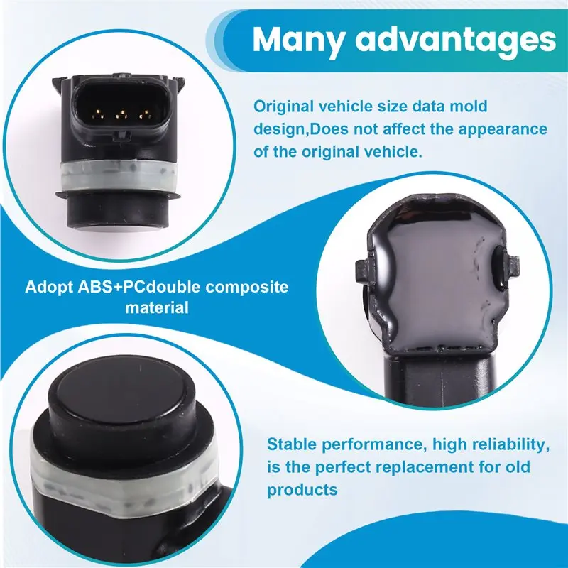 A98M Car Accessories-PDC Parking Sensor 4H0919275(4Pcs) For A4 A5 Q3 S4 S5 Q7 S8 VW CC Golf Passat Seat Altea