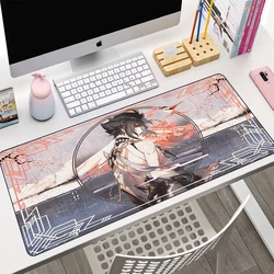 Genshin Impact Mouse pad xiao Anime Mousepad Gaming Large Mouse mat Gamer Rug for Computer Playmat Keyboard Pads XXL Desk Mat