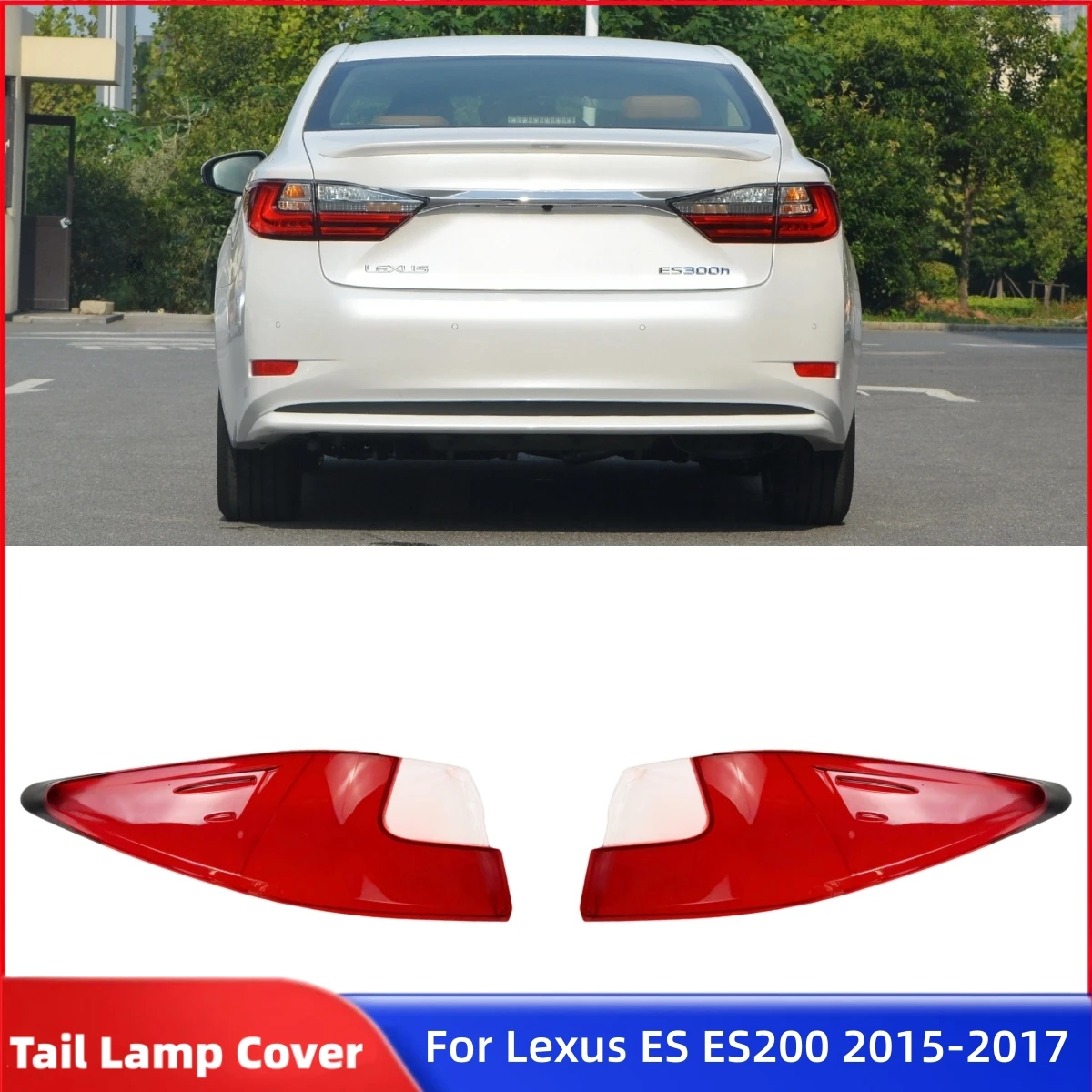 

Для Lexus ES200 ES250 ES300h 2015 2016 2017, аксессуары для задних фонарей автомобиля, автоаксессуары, задний задний фонарь, корпус фары