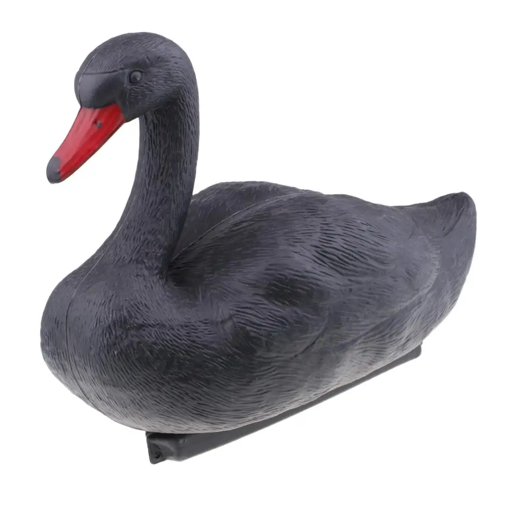 Swan Decoy Hollow Body Weighted Keel Floating Decoy for Goose Duck Hunting and Garden Scarecrow