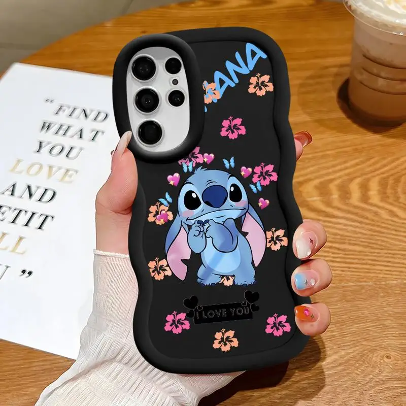 Disney Stitch niedlichen Fall für Samsung Galaxy S24 S22 Ultra S23 S21 S20 Fe A23 4G A32 A33 A53 A25 A24 A54 A73 A55 5G Softcover