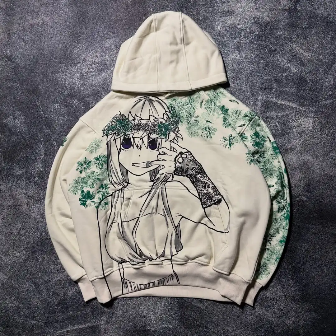 Anime Quintuplets Printing Hoodies Women Harajuku Hip Hop Streetwear Grunge Sweatshirt Gothic Hoodie Y2k Tops