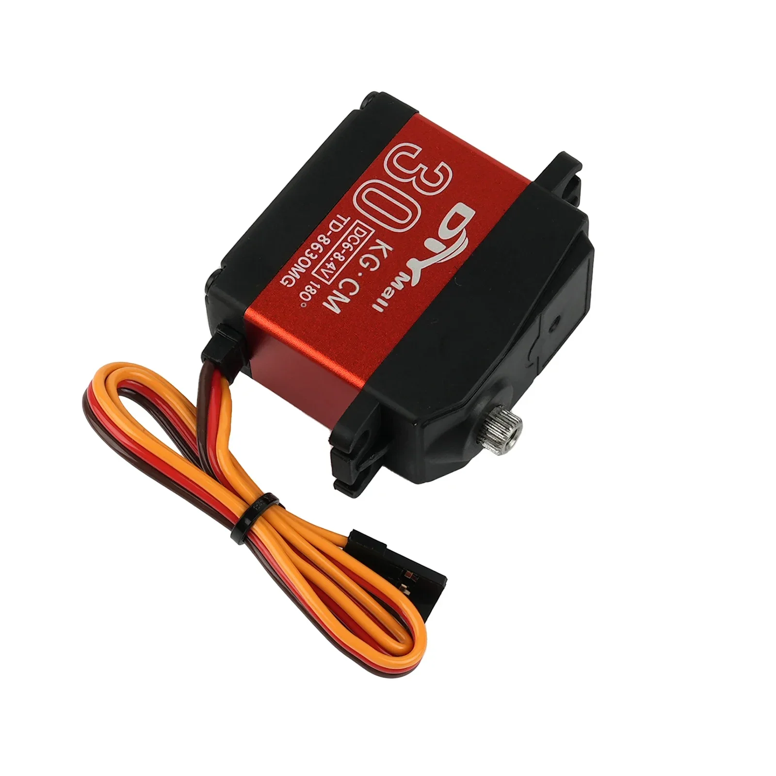 30kg.cm Servo digitale RC standard 6-8,4 V Coppia elevata Full Metal Gear 180/270/360 gradi per 1:8 1:10 1:12 RC Cars Crawler Robot