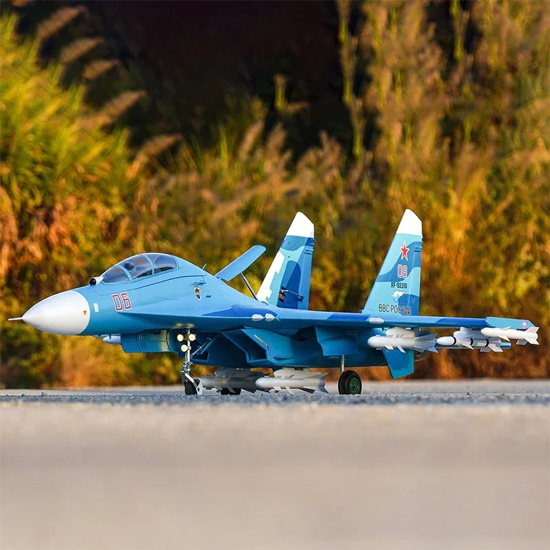FMS SU-27 Twin 70mm EDF RC Fighter Kit PNP con Dual 80A ESC Modelo Hobby de Rendimiento de Alta Velocidad