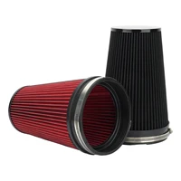 Filtro de aire cónico Universal de alto flujo, 150mm, 6 pulgadas, para tubería de entrada en frío, entrada de aire de motor de coche de carreras, filtro de entrada de aire frío lavable