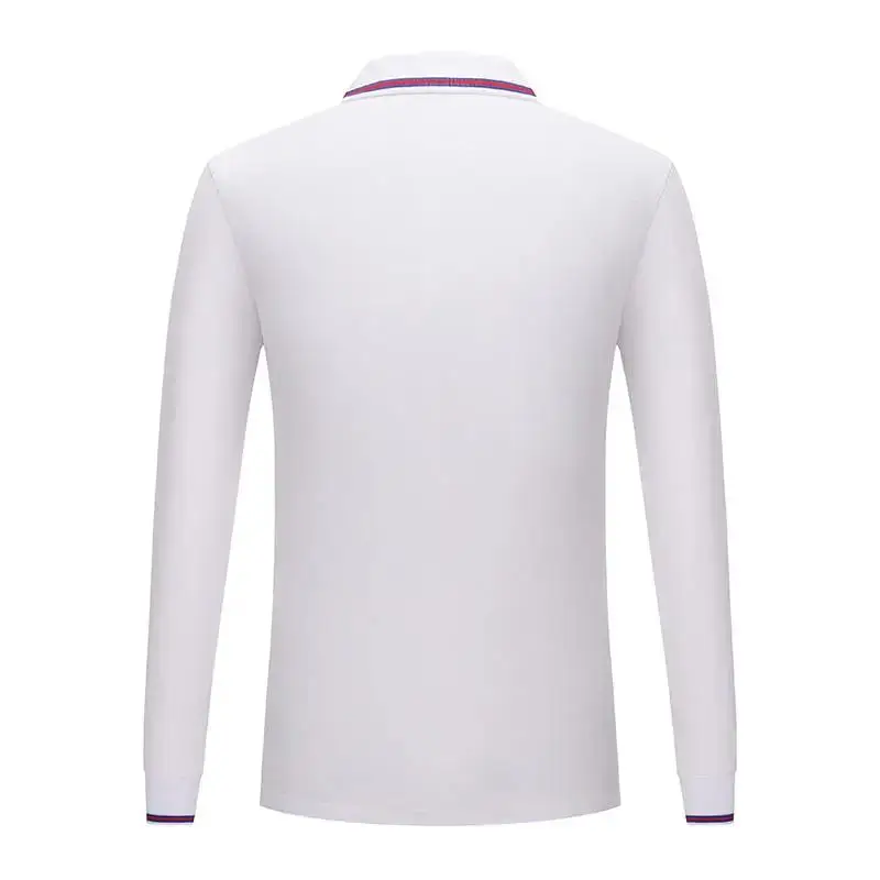 Spring Autumn 230g Long Sleeves Cotton Polo Shirt Print Logo Embroidered Name Men's Women's Design Custom Company Group Top