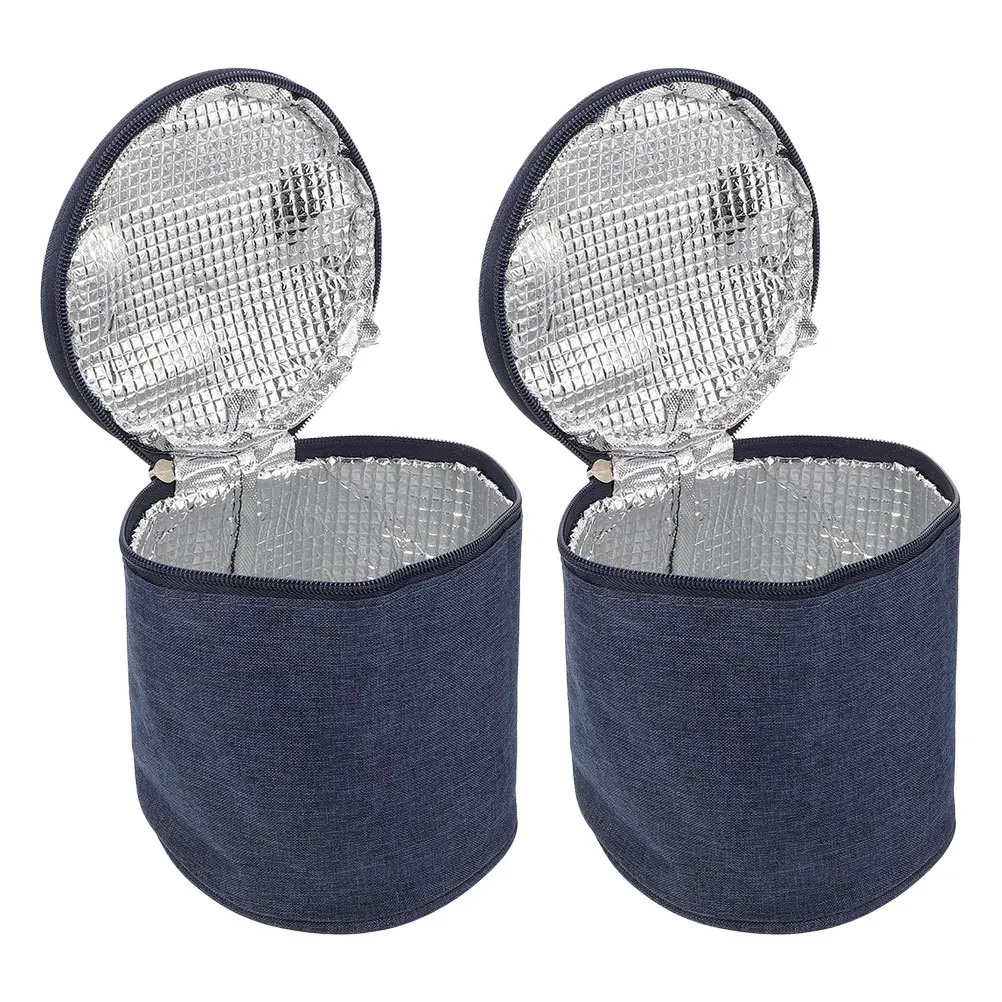 

2Pcs Insulated Lunch Bag Small Portable Waterproof Cooler Bag for Men Women Mini Lunch Box Cooler Tote Mini Lunchbox