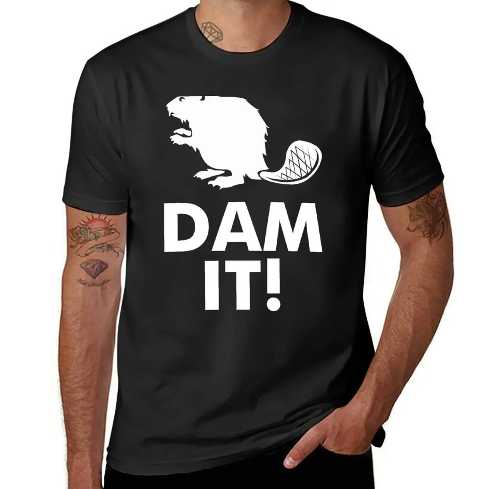 Dam It Beaver Funny Humor Hoodie / T-Shirt oversized new gifts and t-shirts aesthetic clothes mens shirts graphic tee