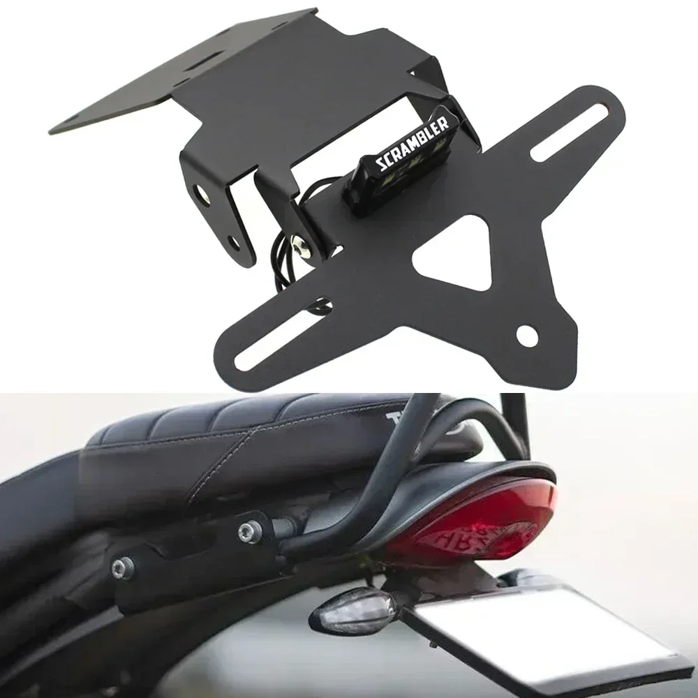 Fit For Scrambler 400 X Speed 400 Scrambler400 X Speed400 Motorcycle License Plate Holder LED Light Tail Tidy Fender Eliminator