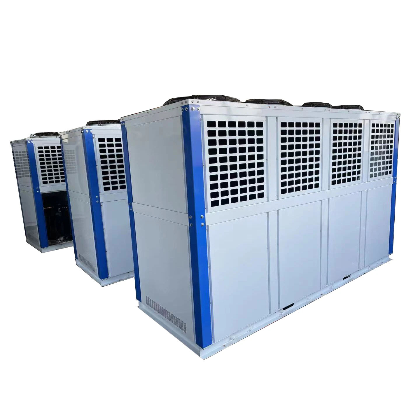 15+15HP water chiller with heat reclaim is nice design for cinema and stadium to get hot water for toilet when cooling FCU & AHU