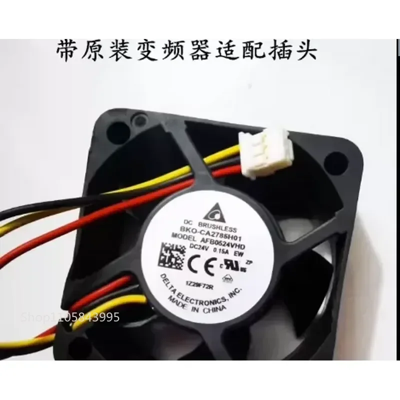 for AFB0524VHD BKO-CA2785H01 DC24V 0.15A Three-Wire Original Delta Cooling Fan