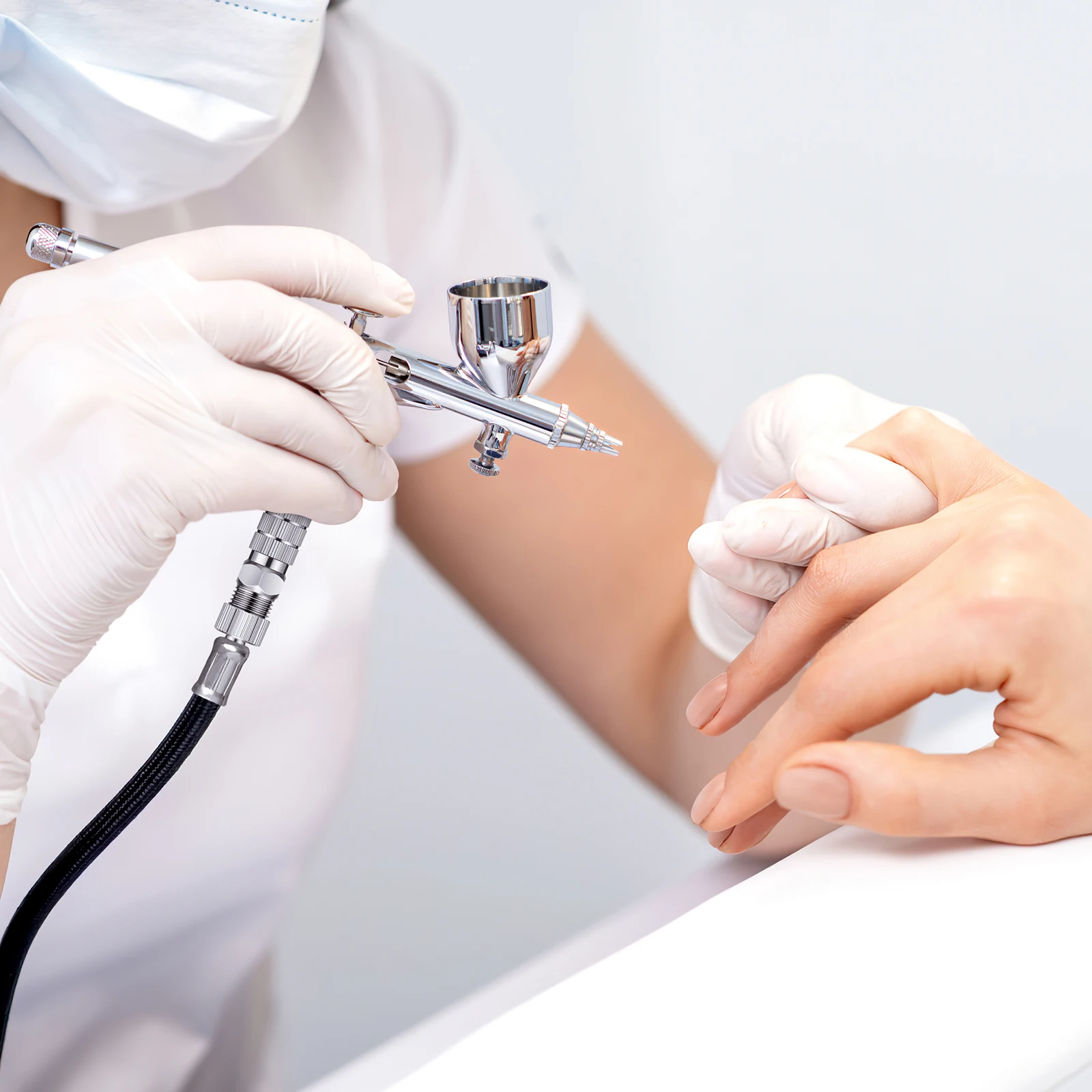 

Airbrush Connector Kit Adapter Hose Fitting Accessories and Supplies Metal Replacement