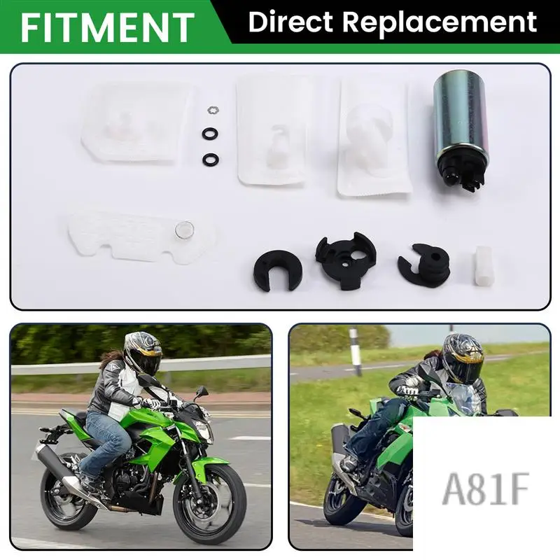 

49040-0026 Motorcycle Electric Fuel Pump Kit For Kawasaki BR125 BR250 ER400 ER650 KX250FSC300 15100-45G02 15100-45G00