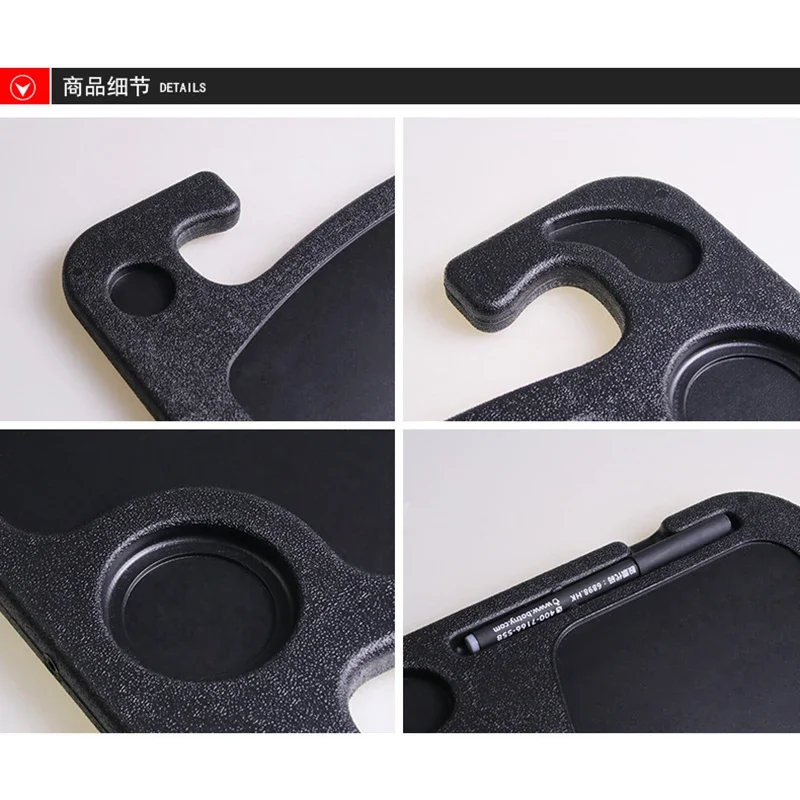 Car Steering Wheel Dining Table Tray Car Table Car Multi-functional Dinner Plate Steering Wheel Rack Plastic Card Table