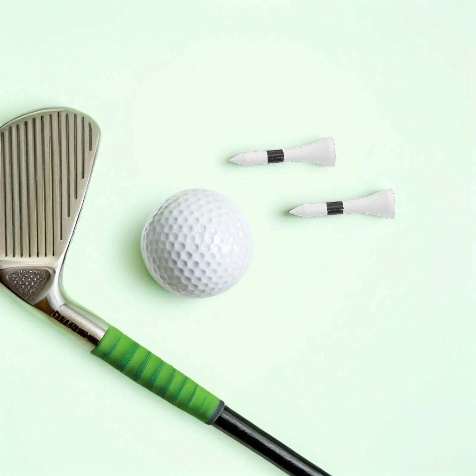 

50Pcs Wooden Golf Tees 38Mm Sturdy Maple Wood Reduce Friction for Grass Sand Hard Surfaces Bulk Practice Driving Accuracy