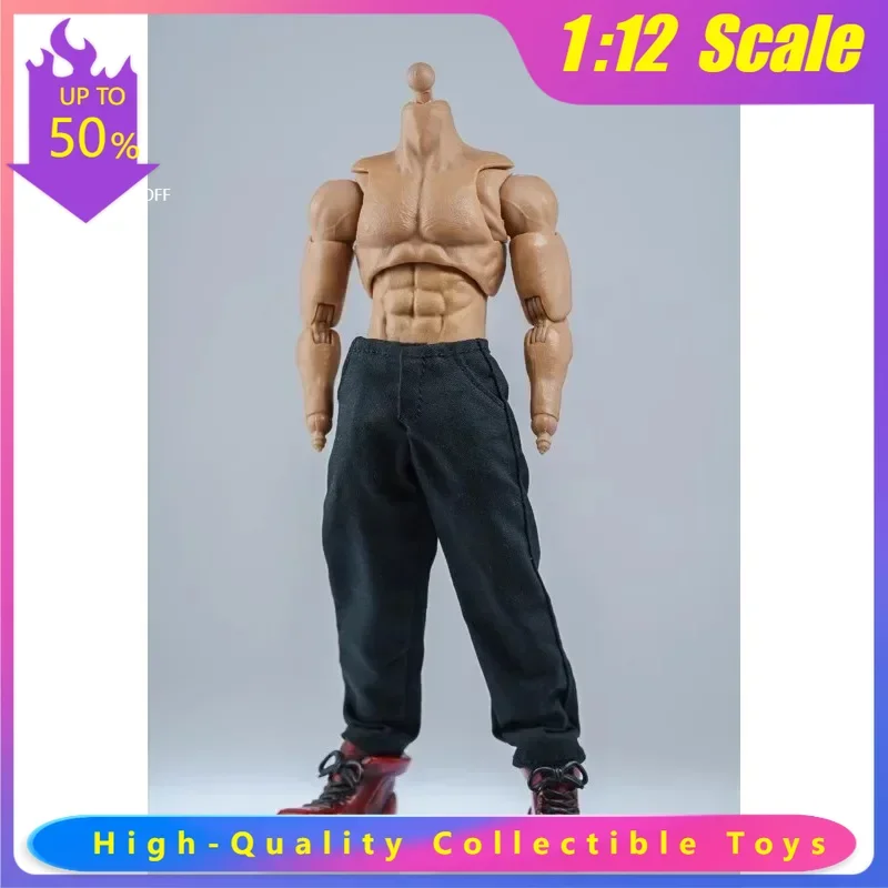 

Romankey 1/12 Scale Male Soldier Sports Pants Loose Casual Trousers for 6" Action Figure Fit NW Ant Body Accessories