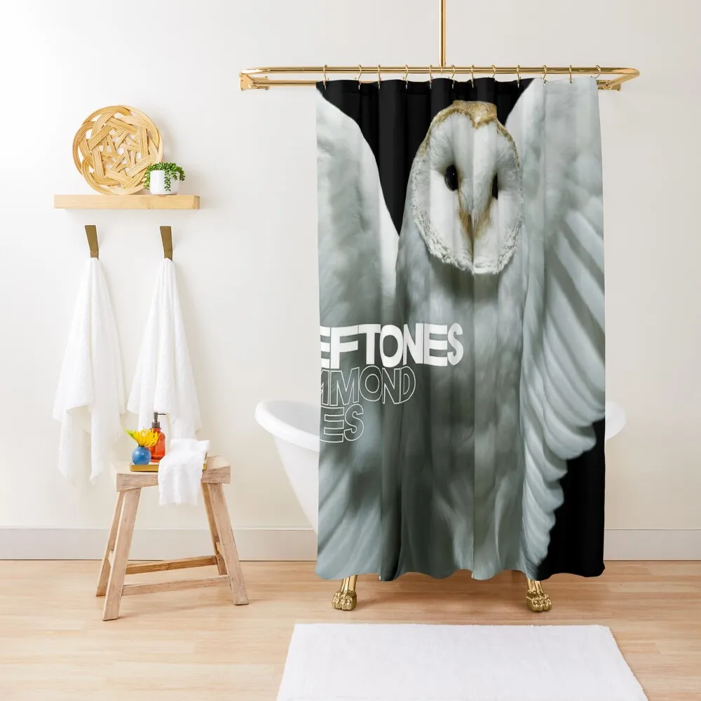 

White Pony Ohms around the fur Shower Curtain Shower Set Elegant Bathroom Curtain