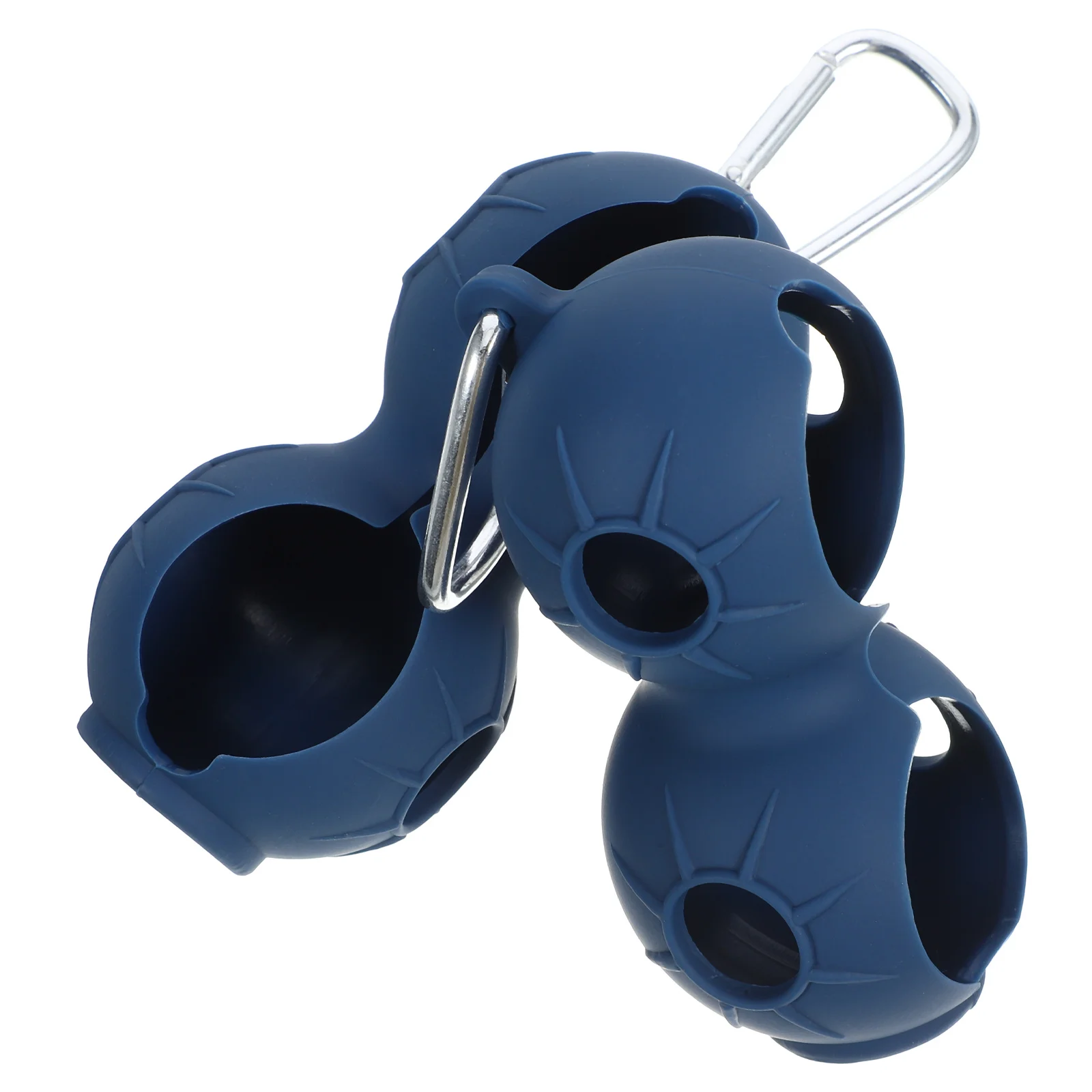 

2Pcs Silicone Golfs Ball Holder Dual Storage Protection Carrier Golf Accessory Golfs Ball Holder Silicone Clip