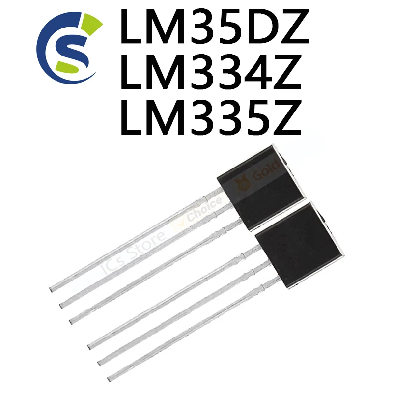 10PCS New and Original TO-92 LM35 TO92 LM35D LM334 LM335 Precision Temperature Sensor IC LM35DZ LM334Z LM335Z 