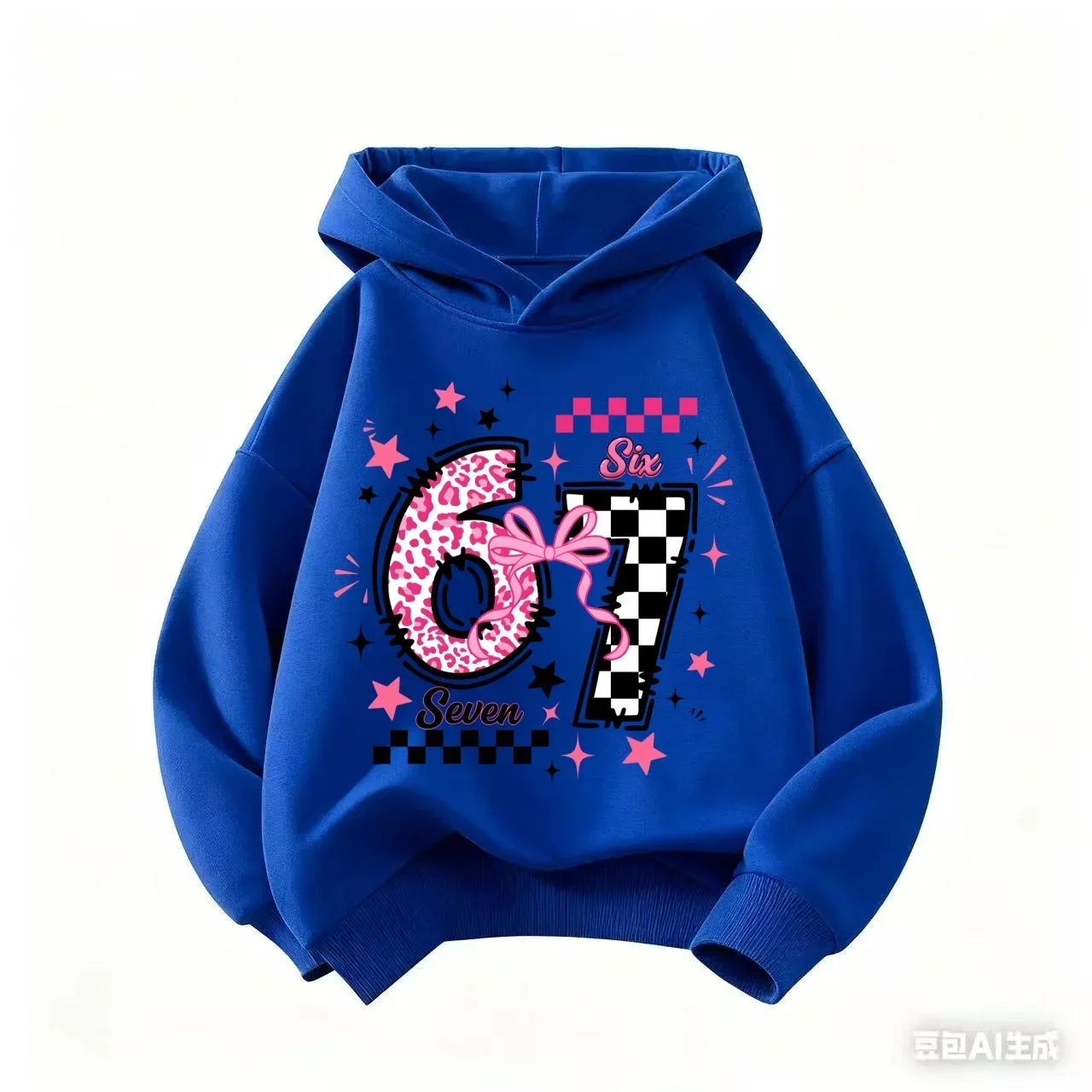 Einhorn-Hoodie für Kinder 67 Regenbogen Niedlicher Kawaii Cartoon Glitzernder Mädchen Lustiger Trendiger Oversized Lässiger Sport-Sweatshirt – Detail 11