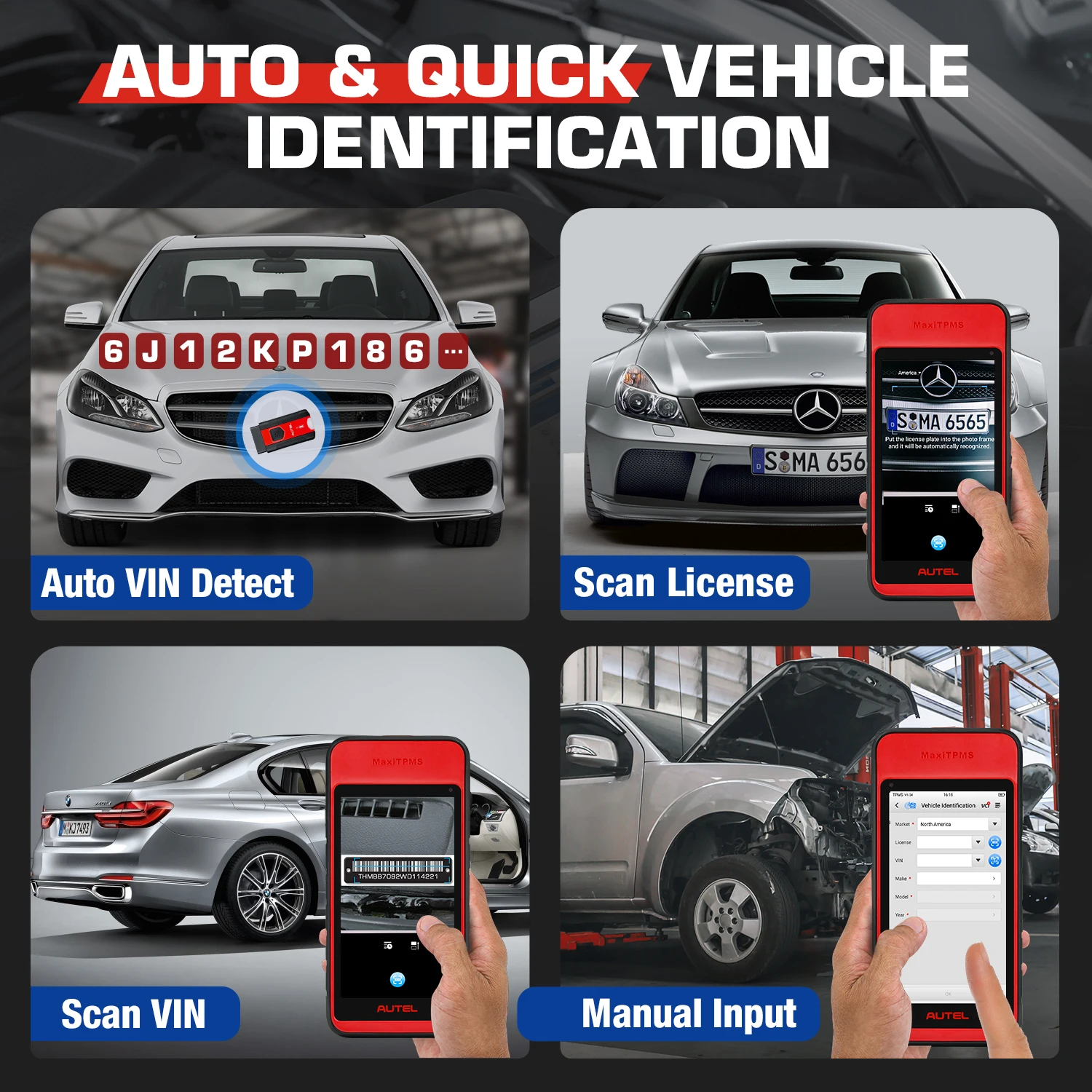 Autel MaxiTPMS ITS600E TPMS Neuestes Sensor-Programmiergerät Aktivieren/Neueinlernung Aller Sensoren mit 4 Reset-Funktionen – Detail 7
