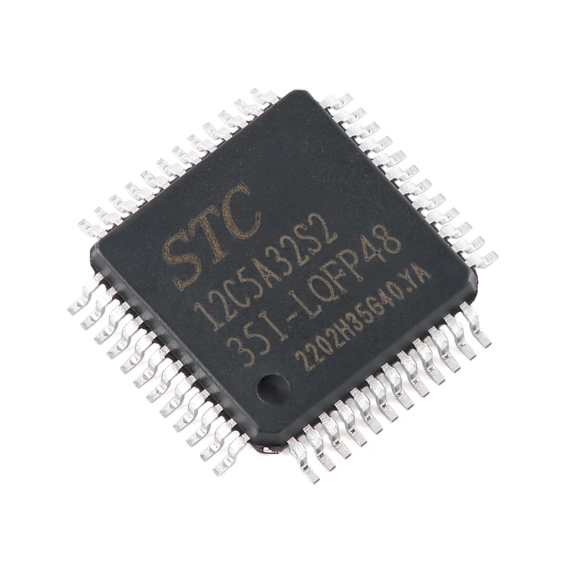 Original genuine STC12C5A32S2-35I-LQFP48 1T 8051 microprocessor single-chip microcomputer chip