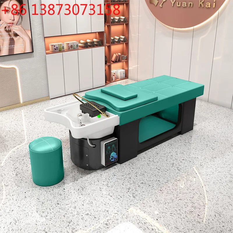 New plastic base shampoo bed Barber shop special beauty salon Hair shop head care Thai shampoo bed