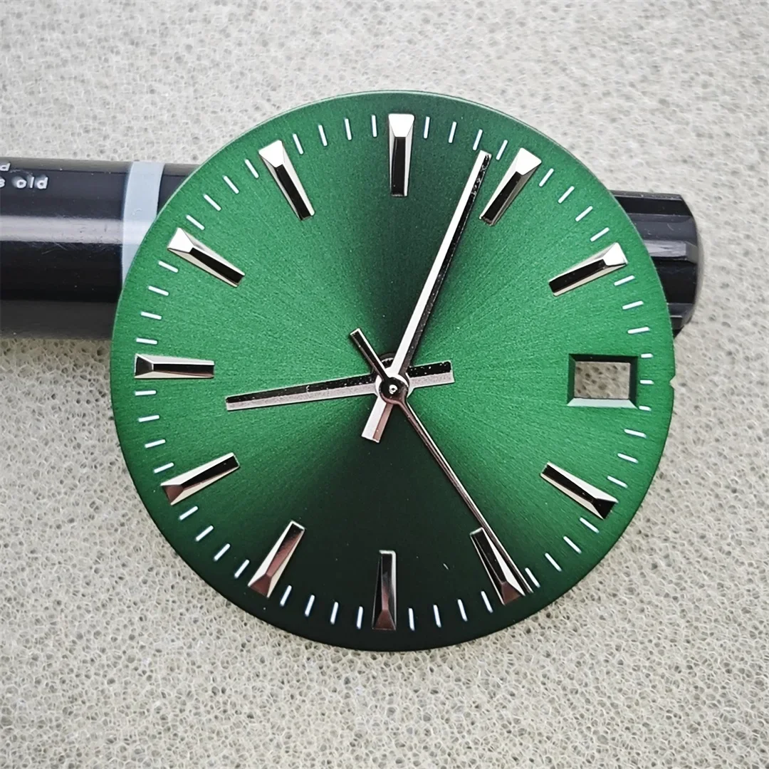 Esfera de reloj de 28,5mm, esfera NH35 modificada, rayas Sunburst, esfera de reloj Simple para NH35 36 4R 7S, accesorios de reloj de movimiento