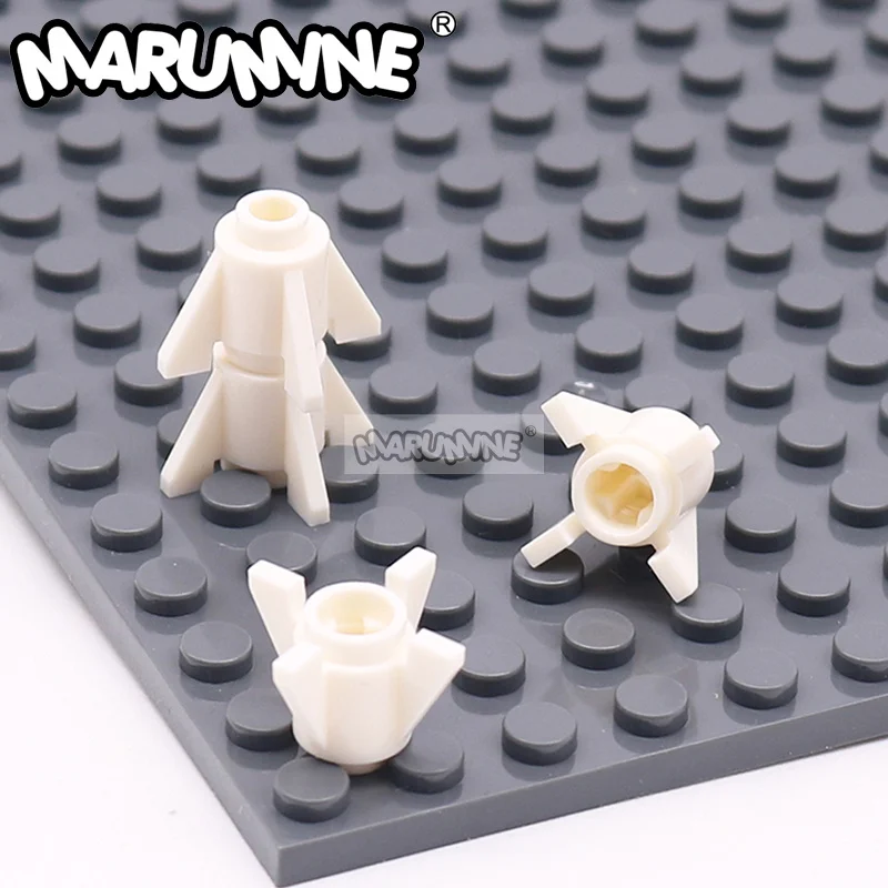 

MARUMINE 300PCS MOC 1x1 Cylindrical with Fins Building Block Compatible 4588 Idea Educational Accessories Bricks DIY Kid Toy