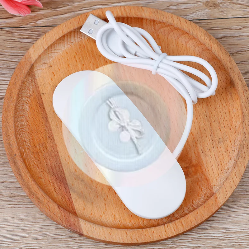 {HE} Mini lámpara LED UV de 6W y 80cm, máquina de curado de esmalte de gel con carga USB, secador de uñas