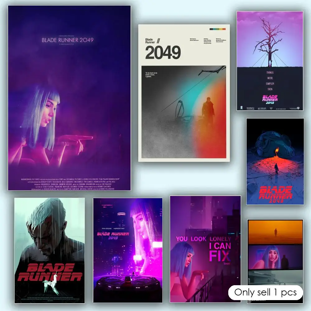Classic B-Blade Runner 2049 Poster Aesthetic HD PVC Wall Art - Waterproof Wear Resistant For Home Hotel Bar