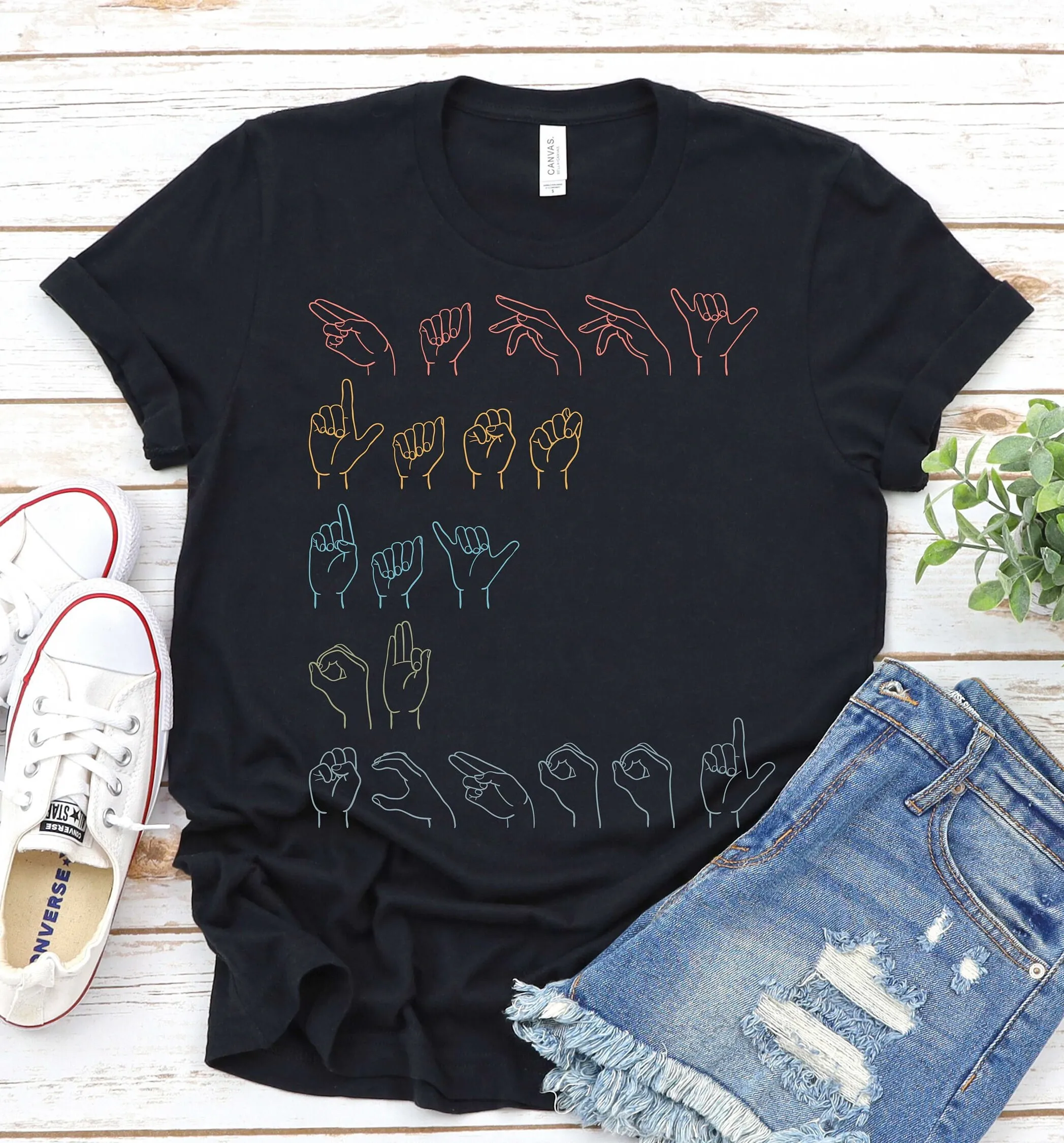 Happy Last Day Of School Special Education T Shirt Sign Language Teacher Asl Hand Graduation Outfit Class