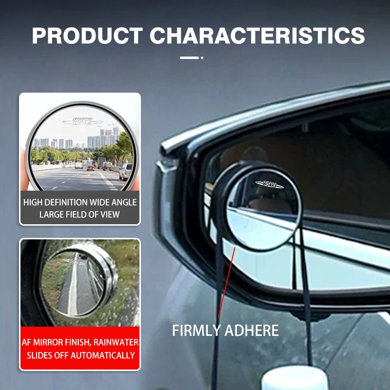 Car Auxiliary Blind Spot Mirror HD Convex Rearview Mirror For MINI R56 F54 F57 R70 JCW F60 F55 John Cooper Works - view 5