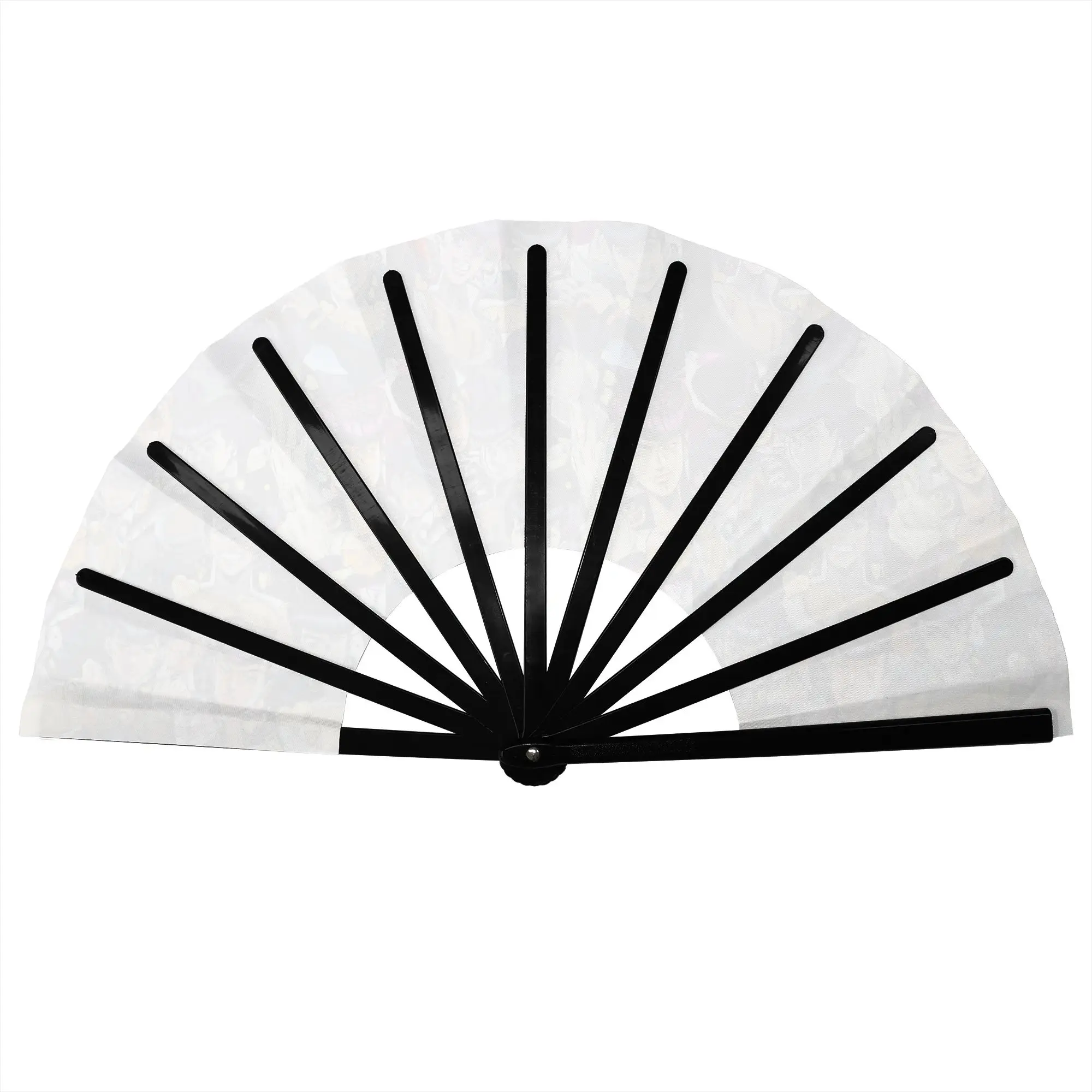 JoJos Bizarre Adventure Stylish Hand Fan Women Cartoon Anime Printed Polyester Fan Trendy For Wedding Party Gift