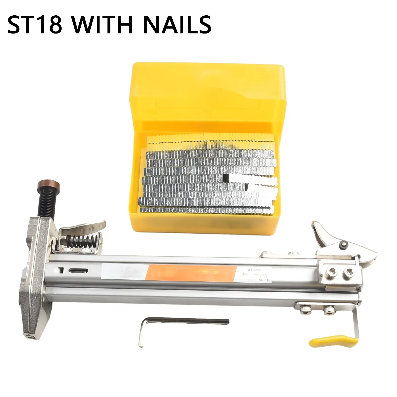 

1Pc Or 2pcs Set Manual Nailer Aluminum Alloy Wire Slot Inding Straight Nailing Tool Woodworking Decoration For Flooring