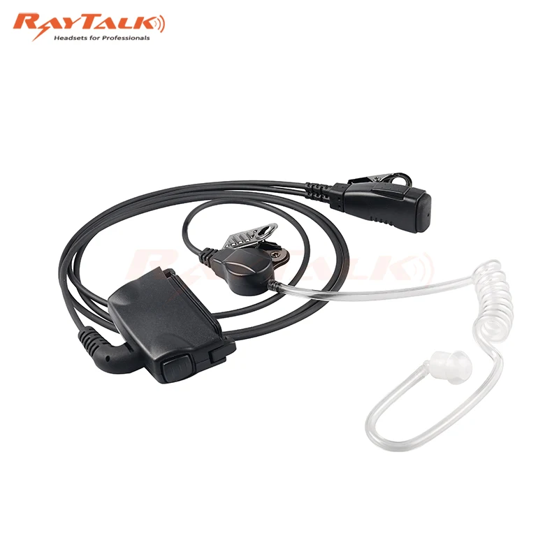 30pcs Walkie Talkie Earpiece Air Tube Headset with Mic PTT for Two Way Radio THR850 THR880 THR880i, High Quality