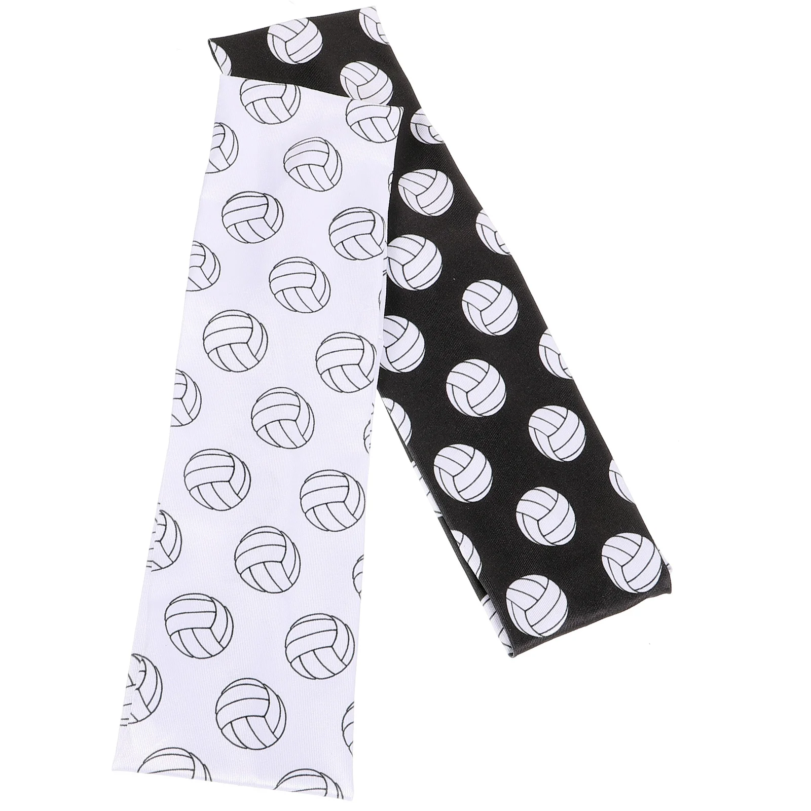 

2Pcs Volleyball Headband Durable Elastic Sports Sweatband for Running Yoga Basketball Gym Fitness Sweat Headband