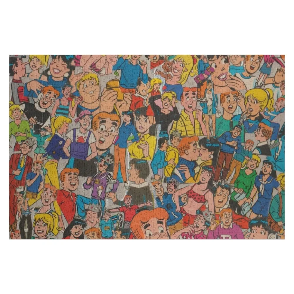 Archie Comics Collage Jigsaw Puzzle With Photo Wood Name Puzzle